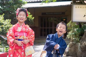 東金市　八鶴亭　七五三の撮影